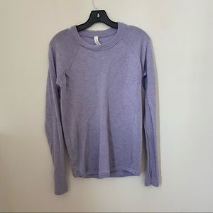 Lululemon knit sweater in lavender